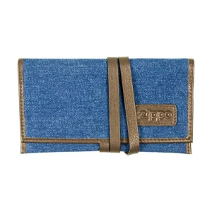 ZIPPO torbica za duhan KS jeans vj koza braon