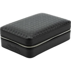 HUMIDOR PUTNI Passatore EKO KOZA CRNI ZIPER SA 5 CIG