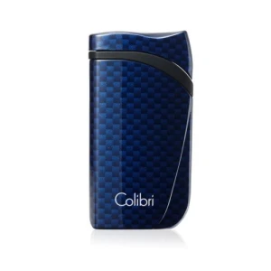 COLIBRI  Upaljač Falcon II JET KARBON PLAVI