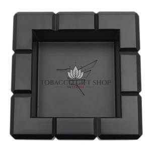 Colibri Cigar Pepeljara Heritage Cube Metalna Crna sa 4 Ležišta