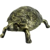 Pepeljara Turtle Metal Zlatna Antik 17cm