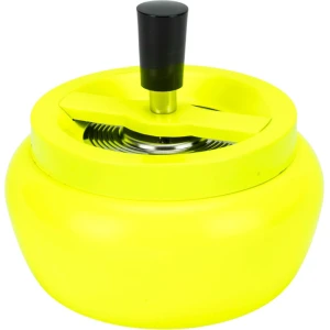 Pepeljara vrteća Neon Žuta Mat 13cm