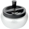 Pepeljara vrteća Crno Silver 13cm