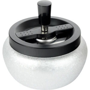 Pepeljara vrteća Crno Silver 13cm