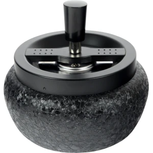 Pepeljara vrteća Crno Crna 13cm