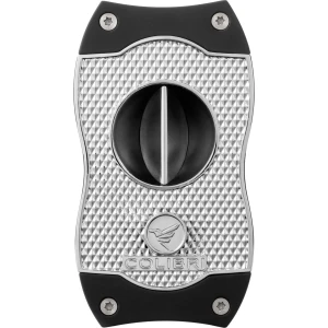 Colibri Cigar Sjekač Diamond V Cut Hrom Crni Zarezivanje 23mm