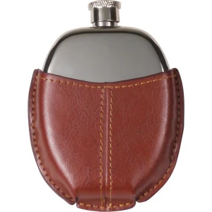 Pljoska nehrdjajuci celik oval braon 40oz 120ml
