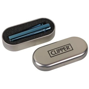 CLIPPER upaljač met DEEP BLUE