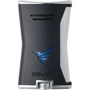 COLIBRI jet Upaljač Slim crni hrom