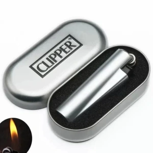 Clipper Upaljač Kremen Metal 207751 Silver