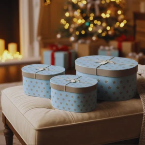 Kutija darovna zvijezdice plave