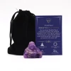 Mali buda od dragog kamena ametist 35x40x23mm