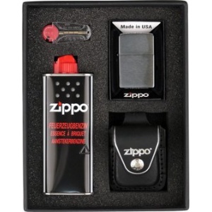 ZIPPO SET BLACK