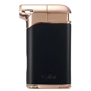 COLIBRI upaljac za lulu Pacific II crni rosegold sa priborom