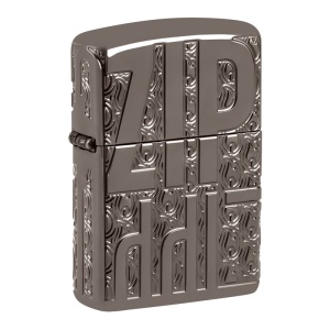 ZIPPO Armor Reverse Carve Zippo Black Ice 46312