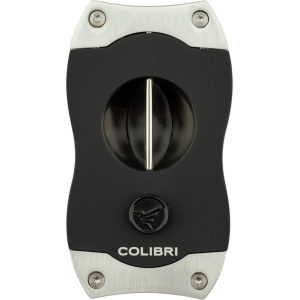 Colibri cigar sjekac V Cut sa zarezivanjem crni hrom 23mm