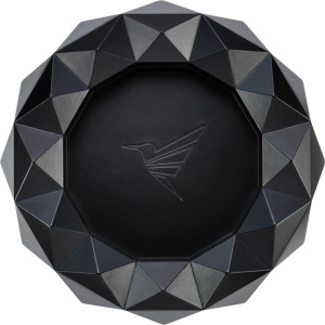 COLIBRI pepeljara aluminijum okrugla Quasar crna