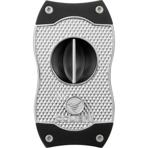 Colibri cigar sjekac Diamond V Cut hrom crni zarezivanje 23mm