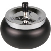 Pepeljara vrteća Jumbo Hrom/Crna 17cm