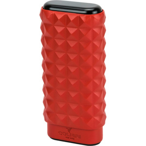Colibri Quasar futrola za 3 cigare crveno crna