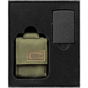 ZIPPO SET CRNI SA NAJLON TORBICOM