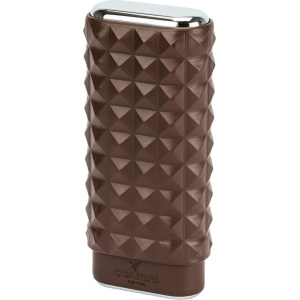 Colibri Quasar futrola za 3 cigare smedja hrom