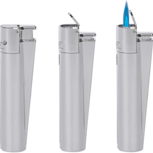 Clipper Upaljač Kremen Metal Silver