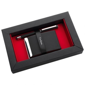 POKLON SET ROLER TOUCH PAD ETUI ZA VIZITKE METALNI CONCORDE PIERRE CARDIN