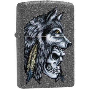 ZIPPO upaljač Skull & Wolf  29863