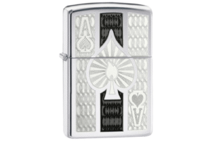 ZIPPO UPALJAC Intricate Spade Design 24196