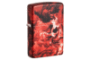 ZIPPO UPALJAC Skull with Red Design 48772