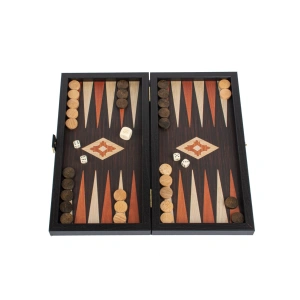 Ručno rađeni drveni Backgammon venge replika sa orah&hrast vrhovima 38x20cm