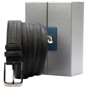 PIERRE CARDIN kaiš muški kožni CRNI 3346 GG 25