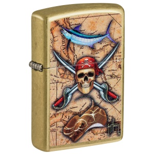 ZIPPO UPALJAČ Guy Harvey Treasure Map Design 48966