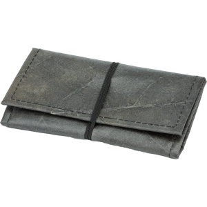 Torbica za duhan kozasti list i pamuk crna 15.5cm