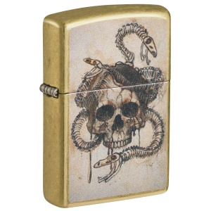 ZIPPO upaljač Skull and Snake 47175