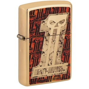 ZIPPO upaljač Harley-Davidson® #1 Skull 48361