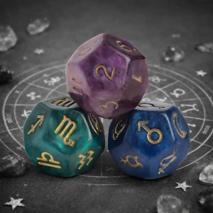 DICE ASTRO ZODIAC kockice - set od 3